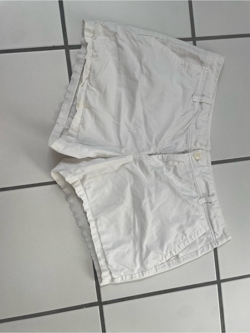 Liz Claiborne White High-Waist Casual Shorts